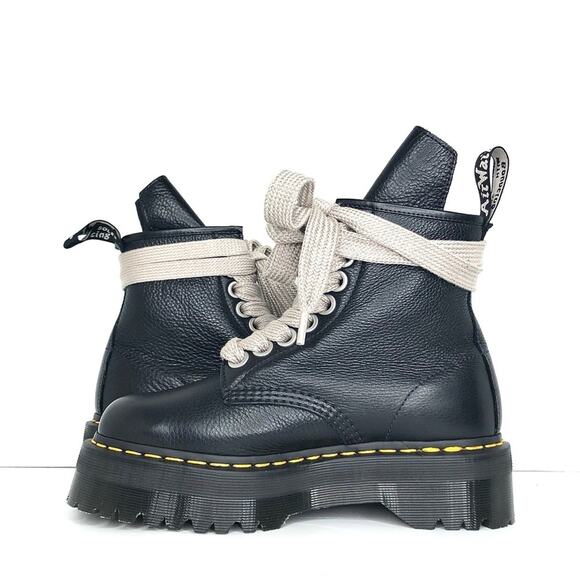 NIB Dr Martens x 1460 Quad Rick Owens Jumbo Lace Boots Women’s 9 Shoes - Picture 7 of 15